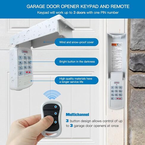 نظام دخول بدون مفتاح لـ Genie GK-BX & 37332R، للباب العلوي OKP-BX & GK-R، استبدال الفتاحة العامة in Kuwait