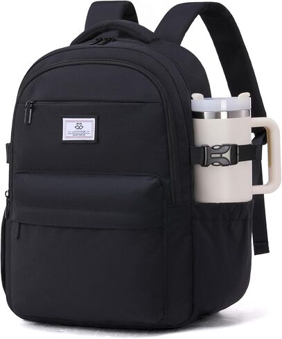LOVEVOOK Laptop Backpack for Women & Teens with 40oz Cup Buckle, 15.6" Computer Backpack for School, College, Work & Weekend, Gift for Her in Kuwait