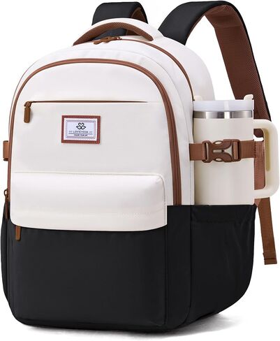 LOVEVOOK Laptop Backpack for Women & Teens with 40oz Cup Buckle, 15.6" Computer Backpack for School, College, Work & Weekend, Gift for Her in Kuwait