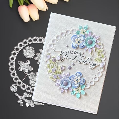 Metal Cutting Die for Scrapbooking, 3D Backgrounds Frame Cutting Dies DIY Album Card Making Decor Paper Metal Die Cuts Wedding Party Decorations in Saudi Arabia
