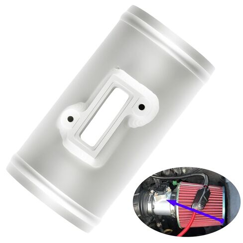 Aluminum MAF Mass Air Flow Sensor Adapter 63mm(2.5") 70mm(2.75") 76mm(3.0") Intake Mount for Nissan Altima for Honda Civic Performance Cars Modification (76mm (3.0")) in Saudi Arabia