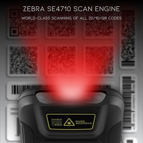 Chainway C66 Wireless Android Handheld Scanner | 2D/1D/QR Barcode Reader (SE4170) | Android 13 (Support to 16+) | WiFi, Bluetooth, GPS, NFC | 6FT Drop Durability | for Inventory Scanning in Saudi Arabia