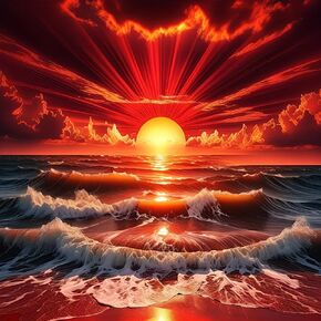 JXDXDJ Sunset Landscape 5D Diamond Painting Kits for Adults Beginners,Beach Diamond Art Kits for Adults,Full Drill Round Gem Art Paint by Diamonds Dots Crafts Kits for Home Wall Decor 13.78x13.78 Inch in Saudi Arabia