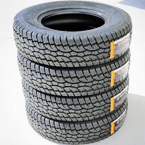 مجموعة من 4 (أربعة) إطارات كوزمو El Tigre AT Truck/SUV A/T إطارات نصف قطرية لجميع التضاريس للطرق الوعرة - 245/70R16 245/70/16 245/70-16 111T نطاق تحميل XL 4 طبقات BSW جدار جانبي أسود in Kuwait