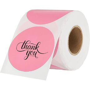 PATIKIL 500 Pcs Round Thermal Labels, 1 Inch Circle Colored Stickers Self Adhesive Circle Tags for Thermal Print Office Home Decor Diary to-do List Travel Notebook, Brown in Kuwait