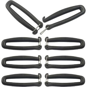 Detachable Square Buckle with Outdoor Rucksack Satchel Stretch Hook Buckle(Black) in Kuwait