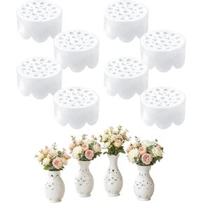 Silicone Flower Arrangement 2026 New Flexible Floral Stem Holder Waterproof & Reusable Flower Frog for Vases Easy DIY Arrangement (4pcs) in Saudi Arabia