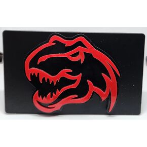 Custom Trailer Hitch Cover Towing Cover TRX Red Eye Dianosar Metal for Ram TRX Fits 2'' Receiver (White) in Saudi Arabia