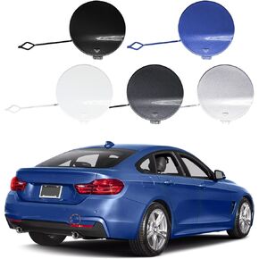 Rear Bumper Tow Hook Cover for 14-19 BMW 4 Series M-Sport F32 F33 F36 Fit 428i 428iX 430i 430iX 435i 435iX 440iX 2013 2014 2015 2016 2017 2018 2019 Trailer Cover Towing Eye Cap 51128060849 White in Saudi Arabia