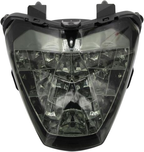 ضوء LED للدراجة النارية - ضوء إشارة الانعطاف LED المتكامل متوافق مع HONDA CBR250R 2011-2013 CBR300R CB300F 2014-2018 (أسود) in Kuwait
