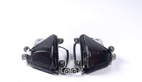 Motorcycle Front Turn Signals Compatible with KAWASAKI Signal Lamp 2004-2005 ZX1000 Ninja ZX-10R with Bulbs,Smoke in Saudi Arabia