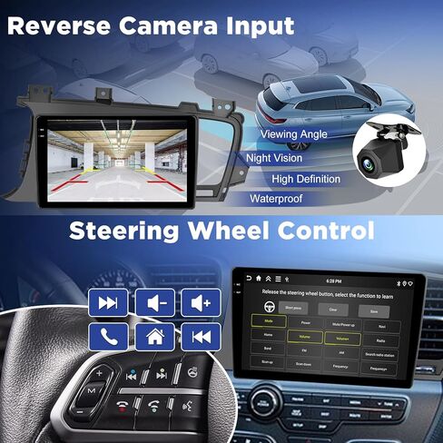 Upgrade Radio for Kia Optima K5 2010-2013: [4+64G] Android 15 9 inch IPS Touchscreen Mazda Stereo - Custom Homepage, Wireless Carplay and Andorid Auto, DSP/EQ, 5G/WiFi, GPS, SWC + Rear View Camera in Saudi Arabia