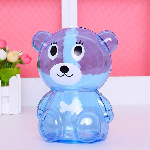Cute Piggy Bank Green Frog Money Bank Unbreakable Clear Plastic Money Bank Coin Bank for Girls Boys Transparent Money Box Home Decor Small Size Piggy Banks for Birthday Gifts Home Decoration 10cm B in Kuwait