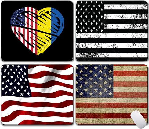 4 Pack Mouse Pad with Inspiring Words, Comfortable Mouse Pads with Non-Slip Rubber Base, Washable Mousepads Bulk with Lycra Cloth, Mouse Pads for Computers Laptop Mouse 9.6x7.9x0.1 inch in Saudi Arabia