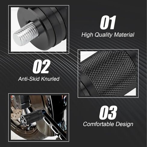 CNC Billet Motorcycle Shifter Peg Gear Shift Lever لـ Harley Davidson Touring Softail Dyna Sportster Street Glide Road King Models، أسود، عبوتان in Kuwait