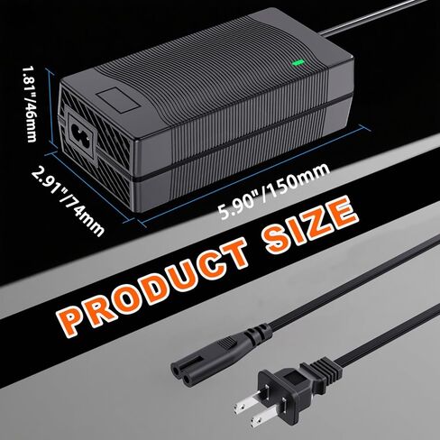 58.8V 3A Battery Charger for 48V 51.8V Li-ion Battery 14S Lithium with 3-Pin XLR Connector in Kuwait