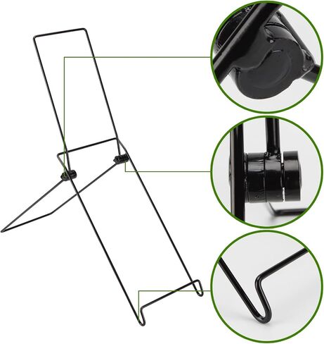 2 Pack Folding Solar Panel Stand, Portable Metal Stand Solar Panel Mount Brackets, Quick Angle Adjustable Rack for Solar Panels for RV, Camping, Balcony, Lightweight, No Installation Needed in Saudi Arabia