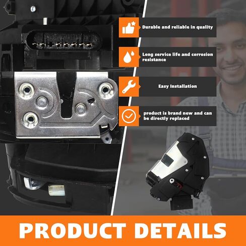 مشغل قفل باب السائق الأمامي الأيسر DT1Z-6121813-B لـ 2014-2023 Ford Transit Connect، استبدل DT1Z-6121813-A، DT1Z6121813B، DT1Z6121813A in Kuwait