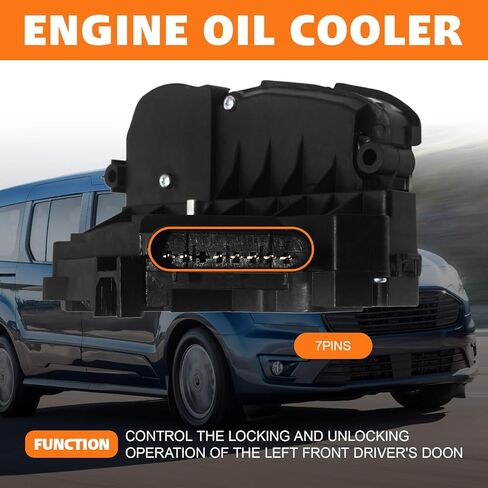 مشغل قفل باب السائق الأمامي الأيسر DT1Z-6121813-B لـ 2014-2023 Ford Transit Connect، استبدل DT1Z-6121813-A، DT1Z6121813B، DT1Z6121813A in Kuwait