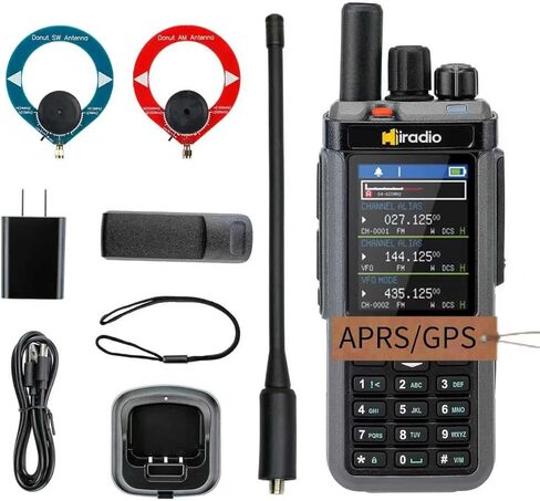 Y23UV-98PLUS 10W Multiband Two-Way Radio with CB/SSB/HF, GPS APRS, Cross-Band Repeater, 1024 CH & Donut Antenna Compatibility - High-Power Ham Radio for Amateur Communications & Outdoor Adventures in Saudi Arabia
