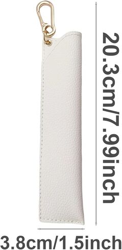 Portable PU Leather Pen Case - 3 Pack Pen Sleeve Pouch with Lobster Clasp, Personality Pencil Protective Cover Holder for Office, Journal, Business in Kuwait