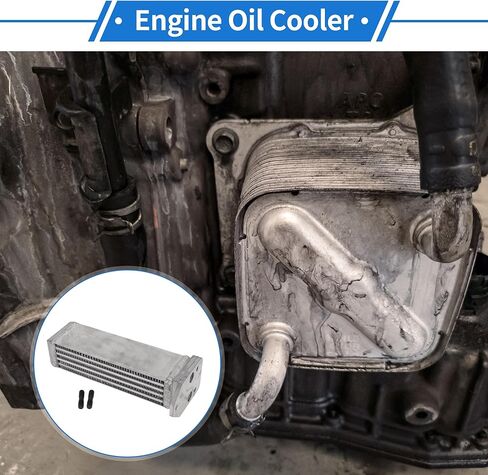 1 Pc Engine Oil Cooler for Porsche 912 1965-1969,for Porsche 356 1965-1969 Aluminum Alloy Transmission Oil Cooler Trans Cooler in Kuwait