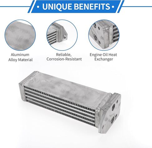 1 Pc Engine Oil Cooler for Porsche 912 1965-1969,for Porsche 356 1965-1969 Aluminum Alloy Transmission Oil Cooler Trans Cooler in Kuwait