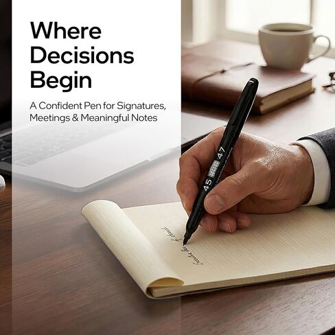 Executive Order Signature Collectible Marker Pen, Fathers Day Gift, Black Ink Felt-tip Writing Pen for Professional Signing, Office Desk Accessories, Business Meetings, Unique & Fun Patriotic Gift in Kuwait