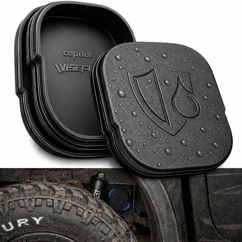 Car Frame Tube Hole Plugs Fit for Ford Ranger 2023-2026, Waterproof Rear Frame Tube Opening Covers, Silicone Frame Hole Plugs for Ranger Accessories, Truck Frame Cap Covers in Saudi Arabia