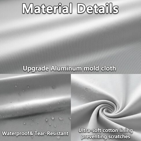 Car Cover Waterproof All Weather 10 Layers Full Car Cover Universal Heavy Duty Fit for Toyota Camry,Tesla Model 3,Honda Accord,Nissan Altima,Hyundai Sonata etc.(Silver, Fits Sedans up to 192") in Saudi Arabia