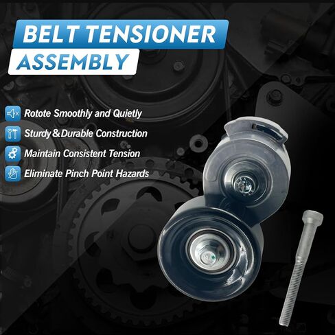 طقم شداد حزام سيربنتين 38385 مع بكرة المهمل المتوافقة مع Ford Ranger 1997-2006، لمازدا B3000 1997-2006، OHV V6 3.0L استبدال 38385 38001 6PK2243 in Kuwait