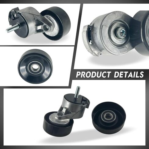 طقم شداد حزام سيربنتين 38385 مع بكرة المهمل المتوافقة مع Ford Ranger 1997-2006، لمازدا B3000 1997-2006، OHV V6 3.0L استبدال 38385 38001 6PK2243 in Kuwait