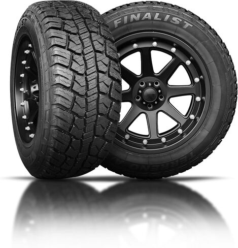 Set of 2 (Two) Finalist Terreno AT LT275/70R18 125/122S 10 Ply Load Range E All Terrain All Seasons Tires 3PMSF for Light Truck (Tire Only) + 3 Year Road Hazard Warranty in Saudi Arabia