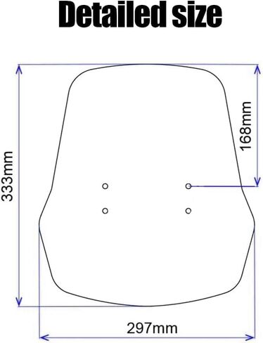 ZSTONG for DR650S 2024 2025 Motorcycle Adventure windscreen Windscreen Portable Navigation Stand (Gray) in Kuwait