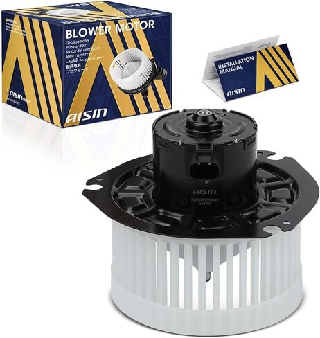 محرك منفاخ AISIN AFTERMARKET BLMGM-00040 HVAC مع مجموعة عجلات - متوافق مع شيفروليه إكسبريس 1500 1996-2014، إكسبريس 2500 3500 1996-2023، جي إم سي سافانا 1500 2500 3500 1996-2023 in Kuwait