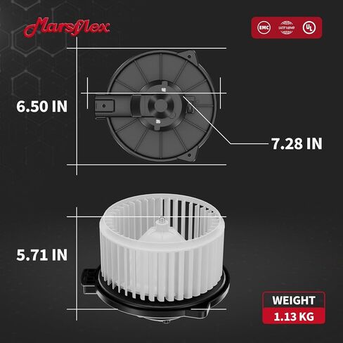 Marsflex Front Blower Motor 700057 for 2003-2008 Toyota Corolla Matrix 2004 2005 2006 2007 Automotive Replacement Blower Motor Fan OE: 61550187 615-50187 8710302370 8710302050 8710302070 87103-02370 in Kuwait