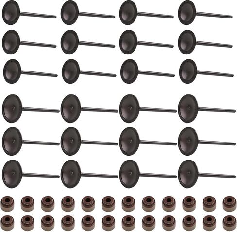 Intake Exhaust Valves & Seals Compatible with Honda Accord Crosstour Odyssey Passport Pilot Ridgeline Replaces 14711RYEA00 14721P8EA00 in Saudi Arabia