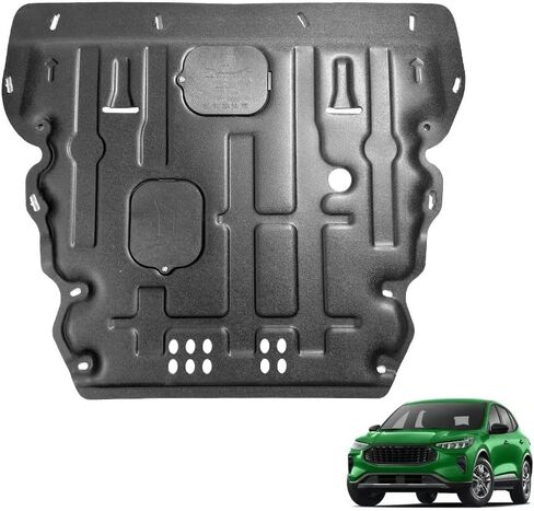Front Engine Splash Shield Fit for Ford Escape 2020 2021 2022 2023 2024 2025 Skid Plate Suitable for Escape Engine Guard Cover Mud Flaps Directly Replace Original One Black in Saudi Arabia