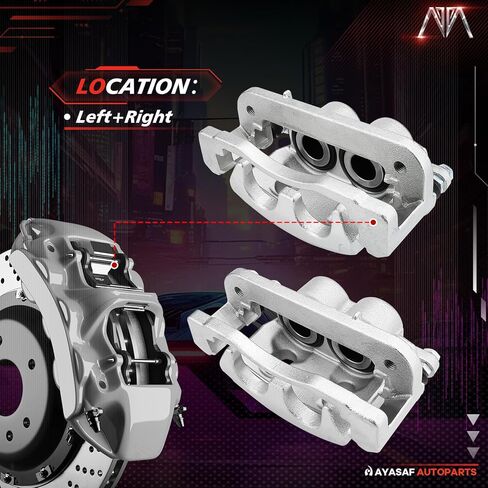 18B4918 18B4919 Front Brake Caliper Driver & Passenger Side Caliper Assembly for Cadillac 2007-08 Escalade/ESV/EXT, fpr Chevy Silverado/Tahoe/Avalanche/Suburban, fpr GMC Sierra 1500/Yukon(XL) in Kuwait