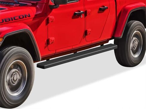 Tuxtreme Running Boards 5-inch Matte Black Compatible with Jeep Gladiator 2020-2026 Crew Cab Stainless Steel (Nerf Bars Side Steps Side Bars) in Kuwait