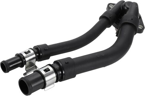 Car Thermostat No.1322000015 Engine Coolant Thermostat Housing Assembly for Mercedes Benz for Smart Fortwo 2008-2015 Plastic Black Durable Benefit in Kuwait