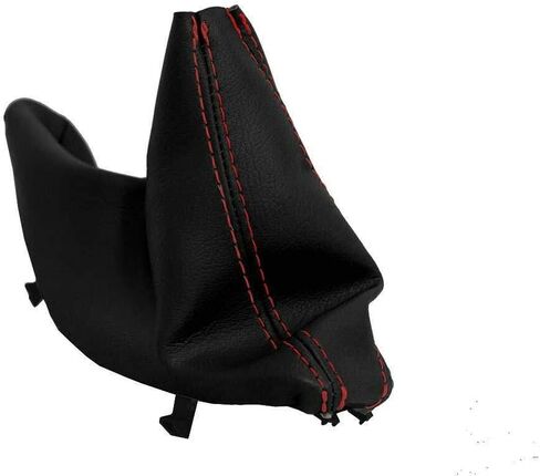 E Brake Boot Cover Leather Compatible with BMW F32 F33 F36 Serie 4 2013-2019 Red Stitch in Saudi Arabia