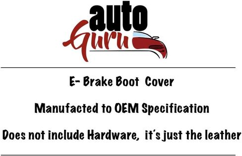 E Brake Boot Cover Leather Compatible with BMW F32 F33 F36 Serie 4 2013-2019 Red Stitch in Saudi Arabia