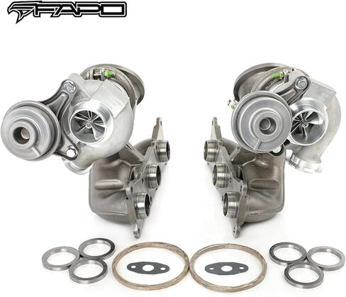 FAPO 950HP Twin Turbos TD04 19T for BMW N54 535i 135i Z4 X6 740 E60 E89 F71 F01 in Saudi Arabia