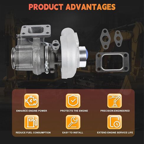 HX30W Turbocharger 3777304 4048418 Turbo With Gasket Kit Compatible with Cummins 4BT 4BTA 3.9L Diesel Engine Replacement Parts Replace 4956086 4033791H C3777304 in Kuwait