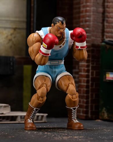Jada Toys Street Fighter II Balrog Action Figure 1:12 Deluxe Scale 6" Tall, Fully Articulated, Collector Packaging in Kuwait