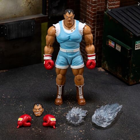 Jada Toys Street Fighter II Balrog Action Figure 1:12 Deluxe Scale 6" Tall, Fully Articulated, Collector Packaging in Kuwait