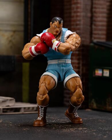 Jada Toys Street Fighter II Balrog Action Figure 1:12 Deluxe Scale 6" Tall, Fully Articulated, Collector Packaging in Kuwait