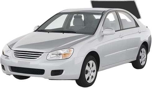 Precut Window Tint Film for KIA Spectra Sedan 2005-2009 All Side+Rear Windshield 10% VLT 2Ply Anti-Shatter, UV Block, Privacy Protection, Easy Install, No Trimming Needed,Heat & Glare Reduction in Kuwait