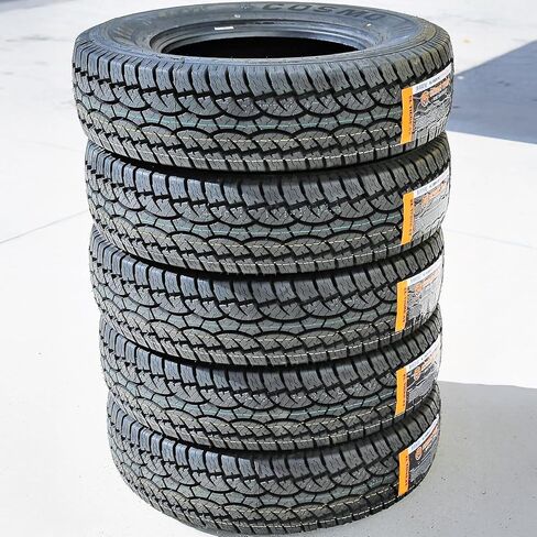 مجموعة من 4 (أربعة) إطارات كوزمو El Tigre AT Truck/SUV A/T إطارات نصف قطرية لجميع التضاريس للطرق الوعرة - 245/70R16 245/70/16 245/70-16 111T نطاق تحميل XL 4 طبقات BSW جدار جانبي أسود in Kuwait